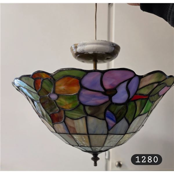 Tiffany Style Ceiling Lamp Fixture 14 ½” Diameter