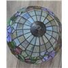 Image 3 : Tiffany Style Ceiling Lamp Fixture 14 ½” Diameter