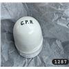 Image 1 : Vintage White Porcelain C.P.R Electrical Insulator