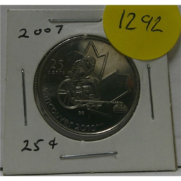 2007 25 cent quarter