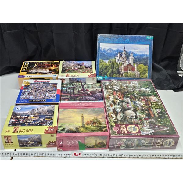 (8) 1000+ Piece Puzzles