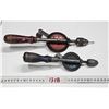 Image 2 : (2) Antique Hand Drills