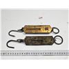 Image 2 : (2) Antique Brass Fishing Scales