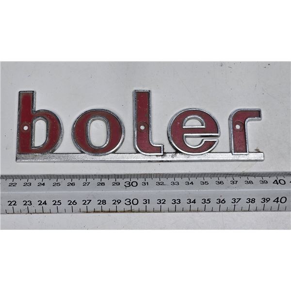 Vintage “Boler” Trailer Emblem