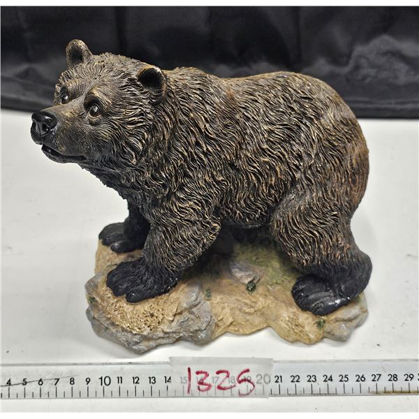 Polyresin Black Bear Figurine Excellent Condition