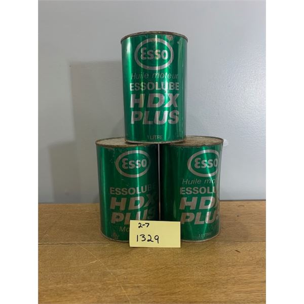 (3) Cans Esso HDX Plus – Full
