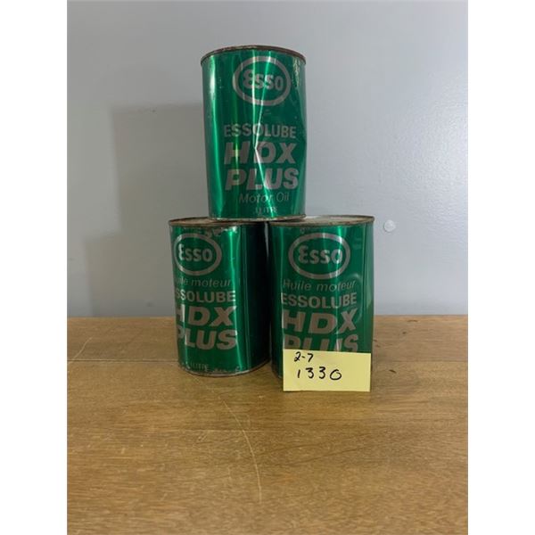 (3) Cans Esso HDX Plus – Full