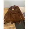 Image 1 : 1970’s Fringed Leather Jacket - Size 40