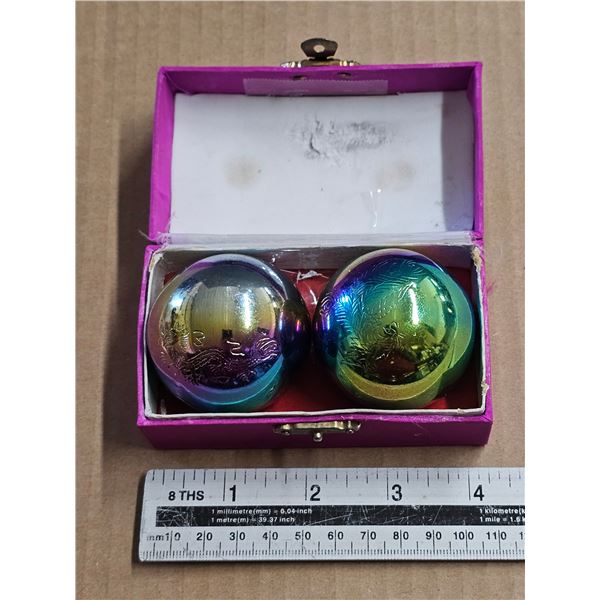 Vintage Musical Chinese Baoding Balls (exercise/meditation balls)