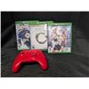 Image 1 : (3) Xbox One Games and Power A Brand Plug In Xbox Controller
