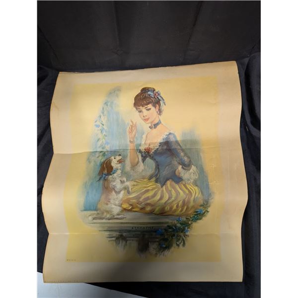 Vintage 1962 England Print Strevens 16"x14"