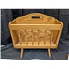 Image 1 : Wood Magazine/Music Storage Holder/Storage 14"x19"x12"