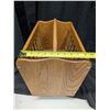 Image 4 : Wood Magazine/Music Storage Holder/Storage 14"x19"x12"