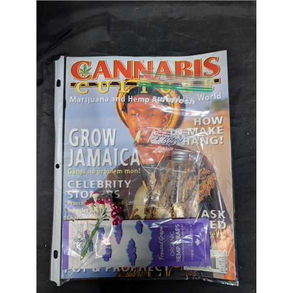 Cannabis Magazine w/ Seeds and Organic Hemp Wraps