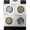 Image 4 : (5) Foreign Coins (United kingdom, France, krone)