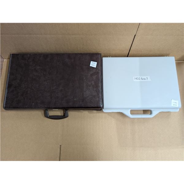 (2) Carry Case full of Cassette Tapes