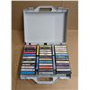 Image 2 : (2) Carry Case full of Cassette Tapes