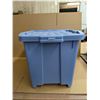 Image 6 : (2) Stacking totes 60L w/ Lids (Used)