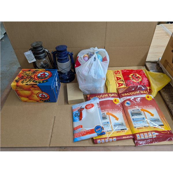 Lot of Misc. Items (Vintage Like Light Lanterns, candles, and etc.)