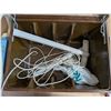 Image 8 : Leather Storage Box w/ Vintage Sears Kenmore S.P.V. vacuum (Works)