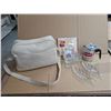 Image 1 : Older Bag w/ Vintage Glass Dishware and etc. as shown