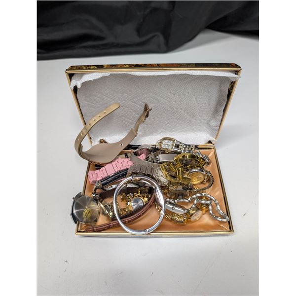 Jewelry Box Capsule Full of Misc. Watches
