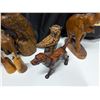 Image 3 : Lot of Wooden Decor Owls and Elephants