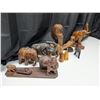 Image 6 : Lot of Wooden Decor Owls and Elephants