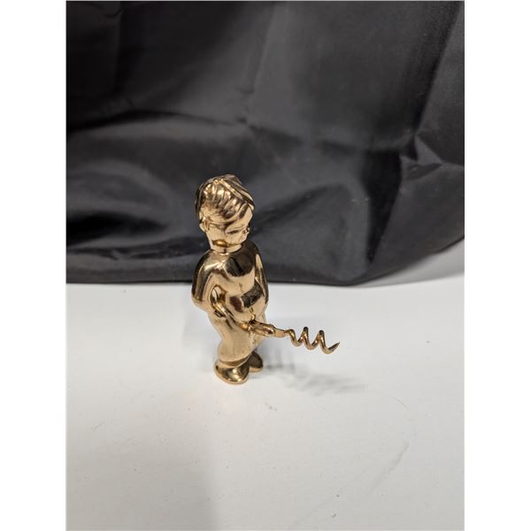 Possible Brass Peeing Boy Wine Cork Boy
