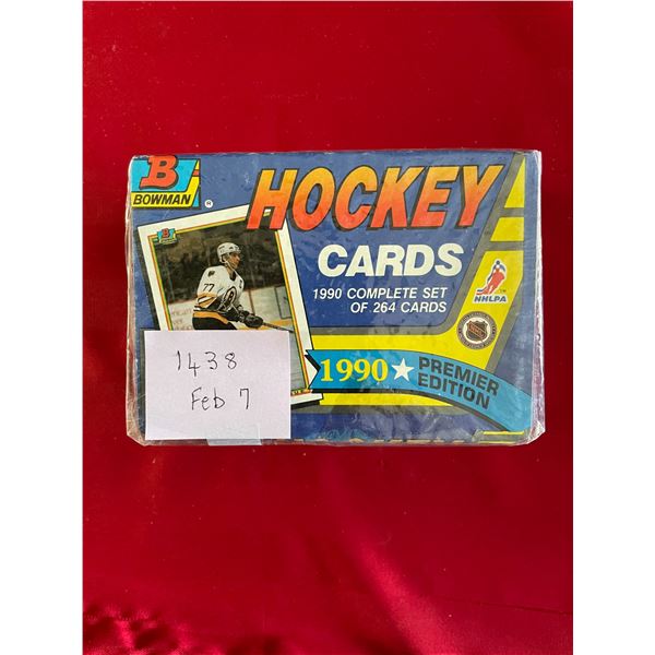 1990 Bowman Premier Edition NHL Cards in Sealed Box. (264) cards.