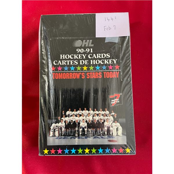 1990-91 Sealed Box of OHL Hockey Cards