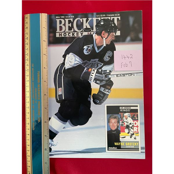May 1992 Beckett Hockey Magazine Feat. Wayne Gretzky