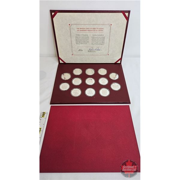 Franklin Mint Canada : THE OFFICIAL COATS OF ARMS OF CANADA Collection : Limited Edition : First Edi