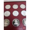 Image 4 : Franklin Mint Canada : THE OFFICIAL COATS OF ARMS OF CANADA Collection : Limited Edition : First Edi