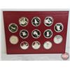 Image 7 : Franklin Mint Canada : THE OFFICIAL COATS OF ARMS OF CANADA Collection : Limited Edition : First Edi