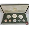 Image 2 : The Franklin Mint ~ Trinidad and Tobago : 1978 Eight-Coin Proof Set (COA) (Estate Lot)