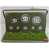 Image 3 : The Franklin Mint ~ Trinidad and Tobago : 1978 Eight-Coin Proof Set (COA) (Estate Lot)