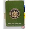 Image 5 : The Franklin Mint ~ Trinidad and Tobago : 1976 One Hundred Dollar Gold Proof Coin (.500 Fine Gold : 
