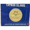 Image 2 : RCM Cayman Islands 1976 : Gold $100 Specimen Uncirculated Edition : Issued to Commemorate the Six So