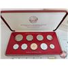 Image 2 : The Franklin Mint ~ Republic of Malta : 1976 Nine-Coin Proof Set (COA) (Estate Lot)