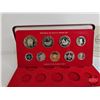 Image 3 : The Franklin Mint ~ Republic of Malta : 1976 Nine-Coin Proof Set (COA) (Estate Lot)