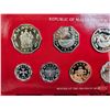 Image 4 : The Franklin Mint ~ Republic of Malta : 1976 Nine-Coin Proof Set (COA) (Estate Lot)