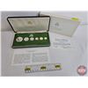Image 1 : The Franklin Mint ~ Guyana : 1976 Six-Coin Proof Set (COA) (Estate Lot)