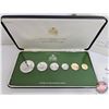 Image 2 : The Franklin Mint ~ Guyana : 1976 Six-Coin Proof Set (COA) (Estate Lot)