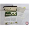 Image 1 : The Franklin Mint ~ Guyana : 1978 Eight-Coin Proof Set (COA) (Estate Lot)