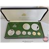 Image 2 : The Franklin Mint ~ Guyana : 1980 Eight-Coin Proof Set (COA) (Estate Lot)