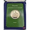 Image 2 : Guyana : 1977 One Hundred Dollar Gold Coin Proof (.500 Gold) (Estate Lot)