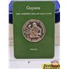 Image 3 : Guyana : 1977 One Hundred Dollar Gold Coin Proof (.500 Gold) (Estate Lot)