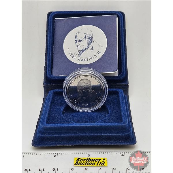 Alberta Papal Visit 1984 Medallion (Estate Lot)
