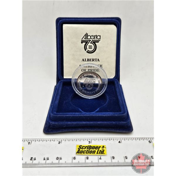 Alberta 75th Anniversary Medallion 1980 (Estate Lot)